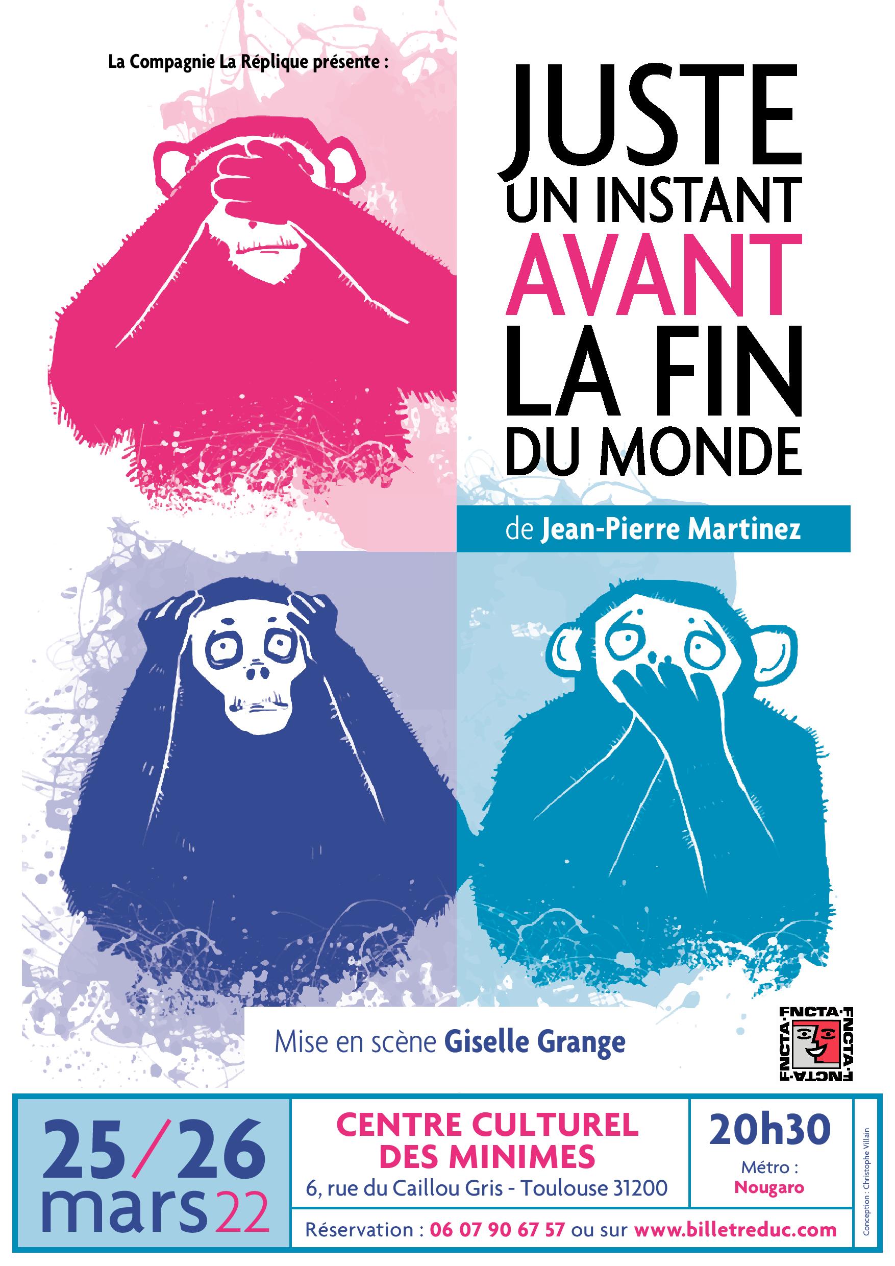 Affiche Juste un instant avant la fin du monde